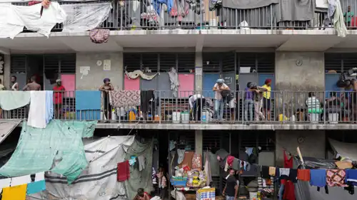 مدرسة تؤوي نازحين من هايتي