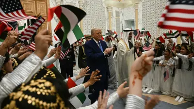 ترحيب إماراتي بوصول الرئيس دونالد ترامب إلى قصر الوطن