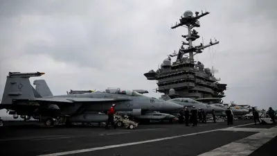 مقاتلات على حاملة الطائرات "ترومان"