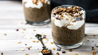 مشروب بذور الشيا والقهوة