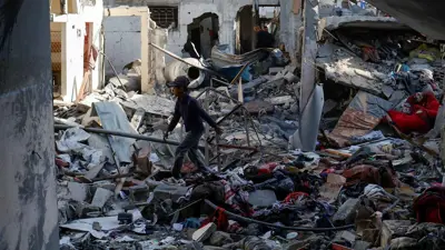 موقع غارة إسرائيلية في خان يونس