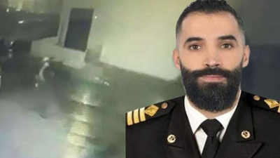 القبطان البحري عماد أمهز لحظة اختطافه