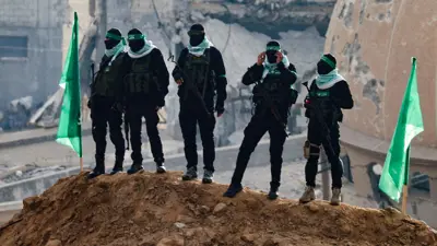 مسلحون من حركة حماس في قطاع غزة