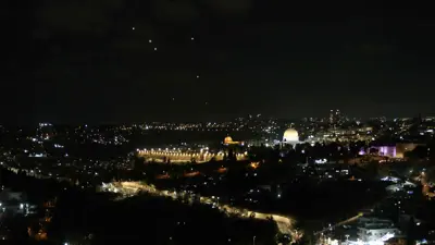 صواريخ إيرانية في سماء القدس