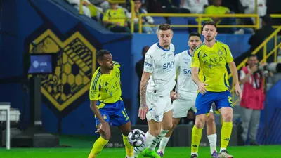 من مباراة الهلال والنصر