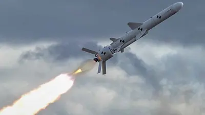 من اختبار إطلاق صاروخ كروز أوكراني 