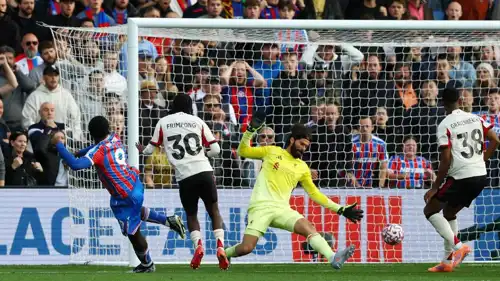 مباراة ليفربول وكريستال بالاس في الدوري الإنجليزي