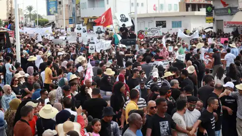 احتجاجات في مدينة قابس