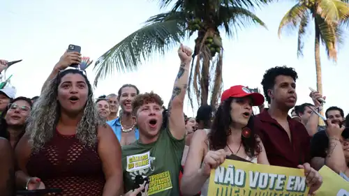 مشهد من الاحتجاجات في البرازيل