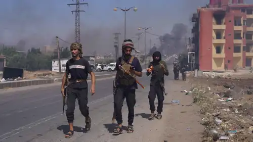 مسلحون تابعون للعشائر في السويداء