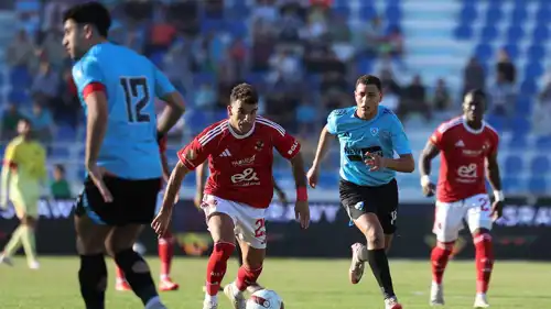 مباراة الأهلي ضد غزل المحلة
