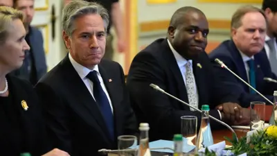 وزير الخارجية الأمريكي ونظيره البريطاني