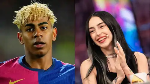 لامين يامال والمغنية نيكي نيكول