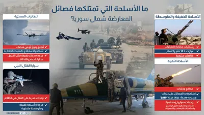 ما الأسلحة التي تمتلكها فصائل المعارضة شمال سوريا؟