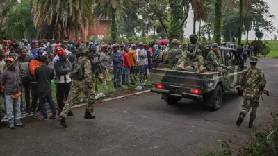 مشهد من الأحداث الأخيرة في الكونغو