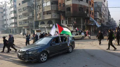 احتفالات في غزة