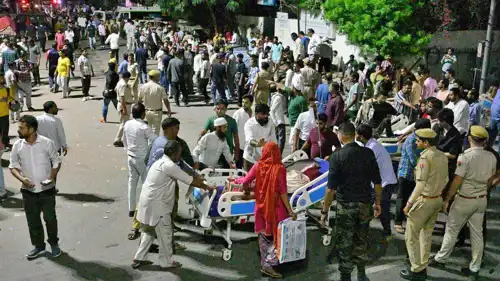 اندلاع حريق في مستشفى جايبور الهندية