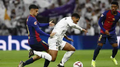 مباراة ريال مدريد وبرشلونة في الدوري الإسباني