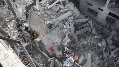 موقع غارة إسرائيلية على غزة