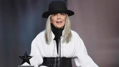 الممثلة الأمريكية ديان كيتون