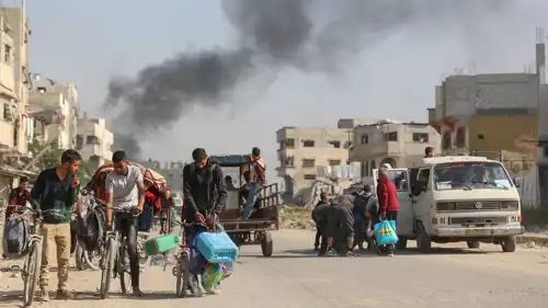 غارة إسرائيلية سابقة على بيت حانون