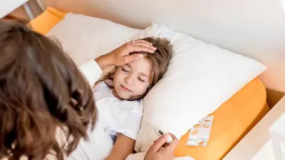 طفلة مريضة (تعبيرية)