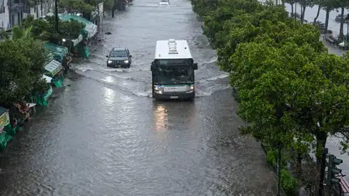 أمطار غزيرة شهدتها تونس