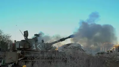 دبابة إسرائيلية تقصف بلدات جنوب لبنان