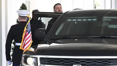 زيلينسكي يغادر البيت الأبيض 