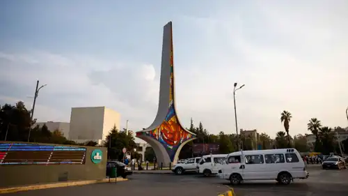 مشهد من العاصمة السورية دمشق