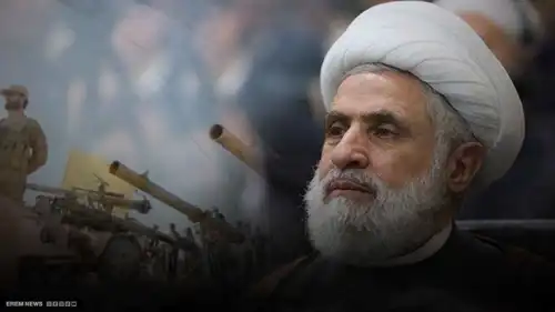 "ظهر بالزي العسكري".. هل اختار نعيم قاسم المواجهة مع الدولة اللبنانية؟