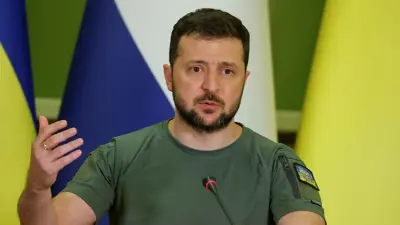 الرئيس الأوكراني فولوديمير زيلينسكي