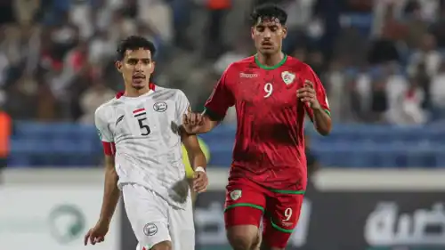 مباراة عمان واليمن في نصف نهائي كأس الخليج للشباب