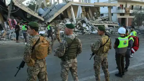 عناصر من الجيش اللبناني 