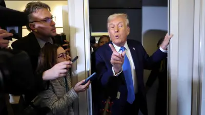 ترامب في حديث للصحفيين