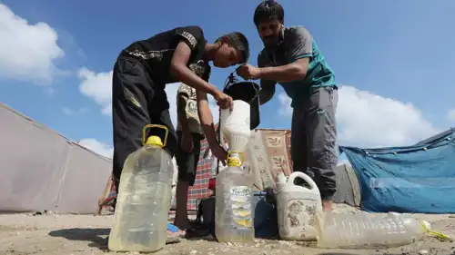 قطاع غزة يعاني من أزمة مياه شرب نظيفة