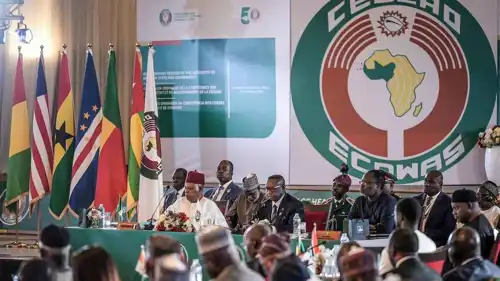 اجتماع لـ"إيكواس" في المقر الرئيسي بـ"أبوجا" نيجيريا.