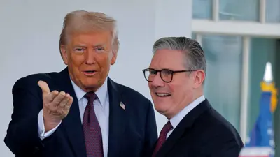 ترامب وستارمر في واشنطن