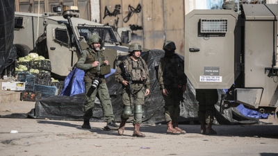  جنود إسرائيليون في الضفة الغربية