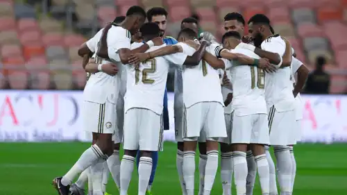 منتخب السعودية قبل مواجهة مصر