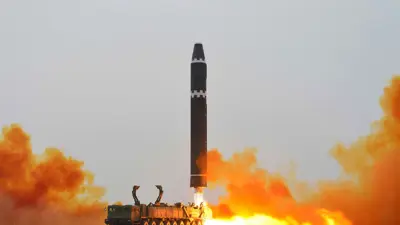 صاروخ كوري شمالي عابر للقارات