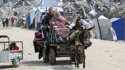 نازحون في غزة