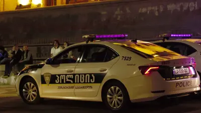 دورية شرطة في العاصمة تبليسي