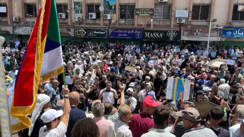 دروز يتظاهرون في السويداء الجمعة