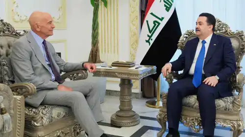 السوداني مستقبلا توم باراك