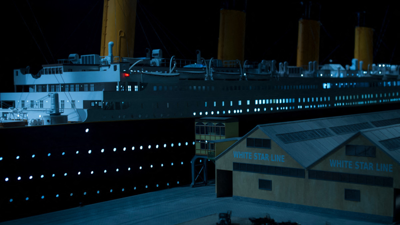 مجسم لسفينة تايتانيك