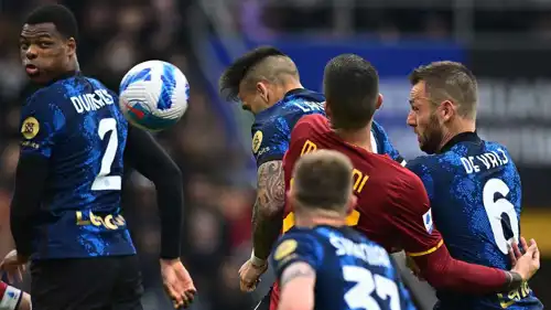 مواجهة سابقة بين إنتر ميلان وروما