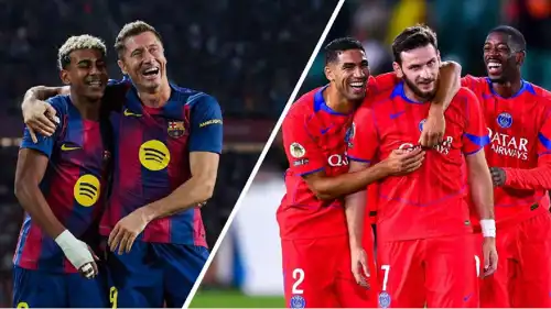 برشلونة وباريس سان جيرمان يتقابلان في دوري أبطال أوروبا