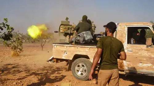 من المواجهات الدائرة بين الجيش السوري وقوات قسد