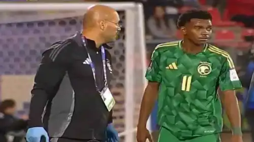 إصابة سعد حقوي لاعب المنتخب السعودي للشباب 